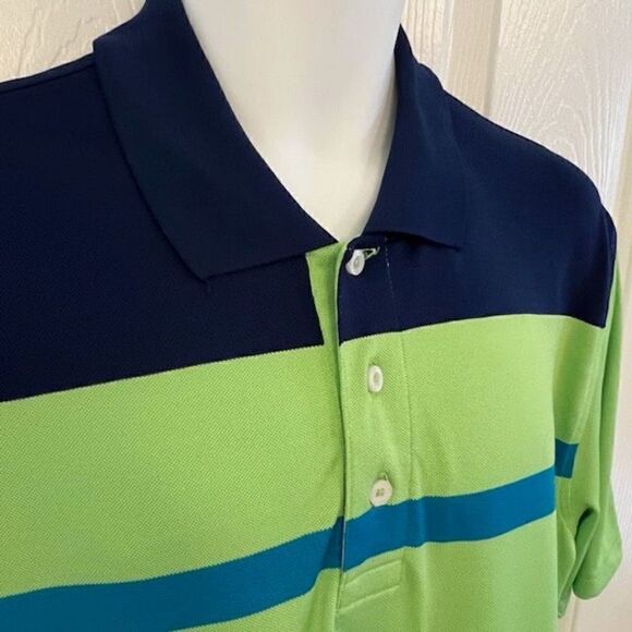 Brooks Brother Bright Lime and Black  Polo Shirt. Size Large. - Picture 4 of 6